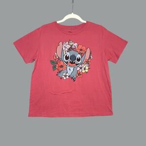 Disney Stitch Red Graphic T-Shirt